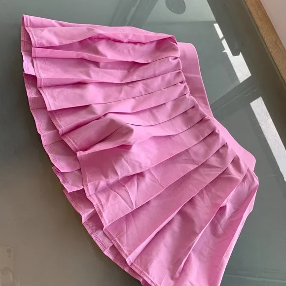 **RELISTED**BNWT FRANKIES BIKINI WINDY TENNIS MINI SKIRT PINK SZ XS - Picture 10 of 12